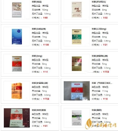 香烟品牌大全，精选香烟图片及名称一览-第4张图片-香烟批发平台