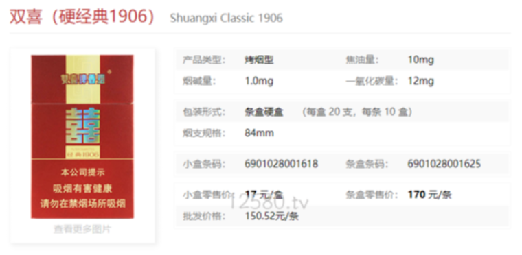 经典1906红双喜香烟价格一览，全面解析各款香烟价格 - 5 - 635香烟网