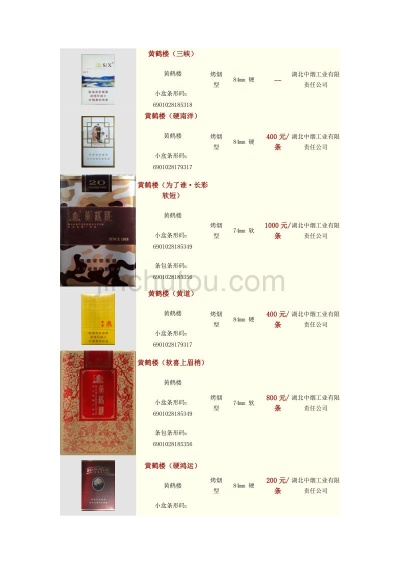 黄鹤楼香烟价格一览，视窗版黄鹤楼多少钱一条？ - 4 - www.680860.com微商资讯网